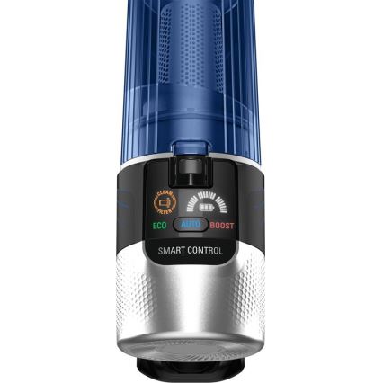 Rowenta - Steelstofzuiger met een dweil X-FORCE FLEX ANIMAL AQUA AUTO 4in1 250W/25,2V 2500 mAh zwart/blauw