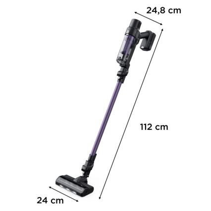 Rowenta - Steelstofzuiger X-PERT 2in1 140W/18V 2500 mAh paars