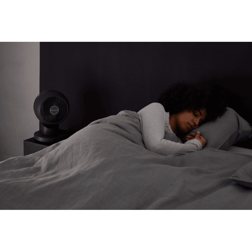 Rowenta - Tafelventilator TURBO SWIFT COMPACT 230V blauw + afstandsbediening