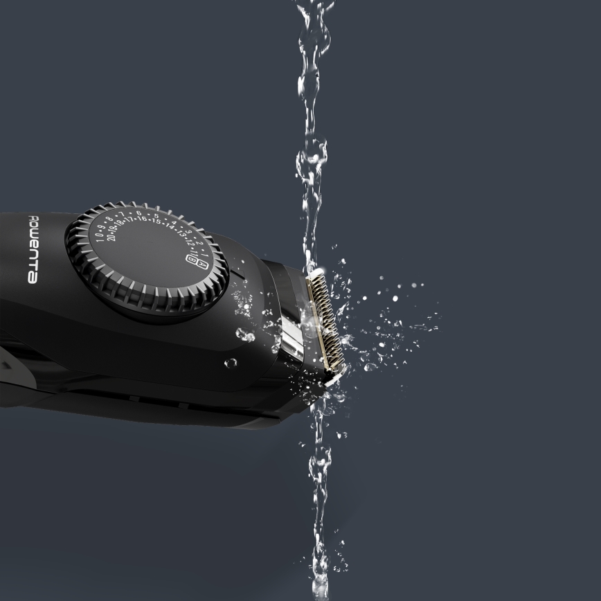 Rowenta - Tondeuse à barbe VIRTUO BEARD TRIMMER, noire, 1200 mAh