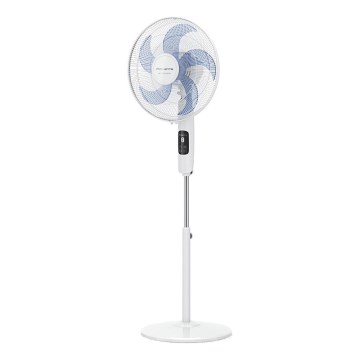Rowenta - Ventilateur de sol TURBO SILENCE 55W/230V 147 cm blanc + Télécommande