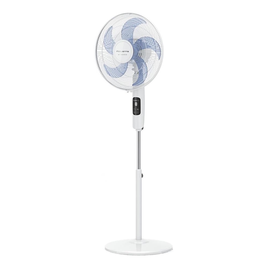 Rowenta - Ventilateur de sol TURBO SILENCE 55W/230V 147 cm blanc + Télécommande
