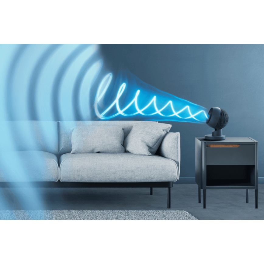 Rowenta - Ventilateur de table TURBO SWIFT COMPACT 230V bleu + Télécommande