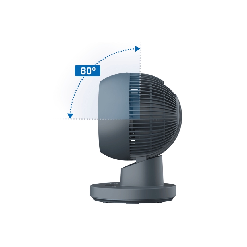 Rowenta - Ventilateur de table TURBO SWIFT COMPACT 230V bleu + Télécommande