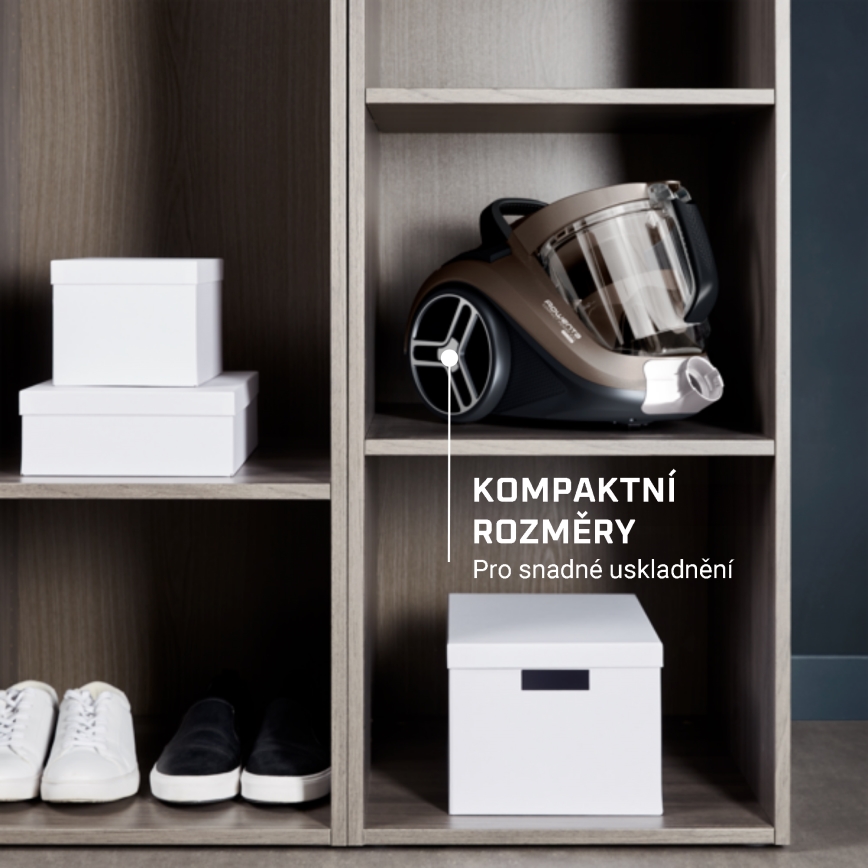 Rowenta - Zakloze stofzuiger COMPACT POWER XXL 2,5l 900W/230V bruin