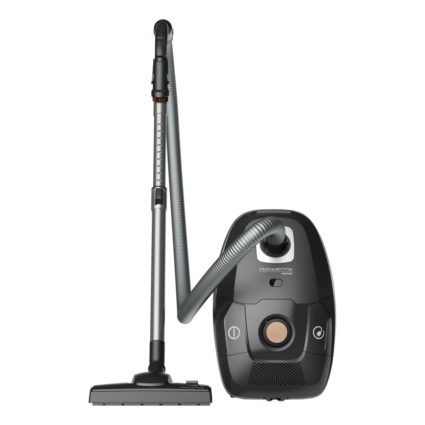 Rowenta - Zakstofzuiger GROEN FORCE EFFITECH ECO TOTAL CLEAN 400W/230V zwart