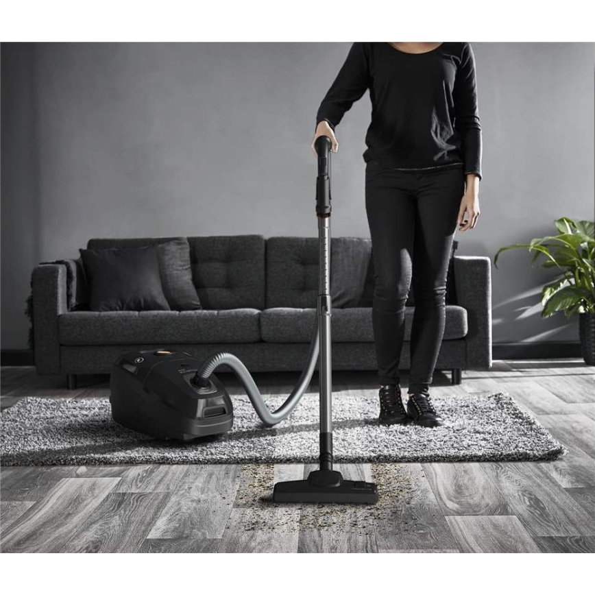 Rowenta - Zakstofzuiger GROEN FORCE EFFITECH ECO TOTAL CLEAN 400W/230V zwart