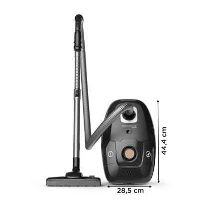 Rowenta - Zakstofzuiger GROEN FORCE EFFITECH ECO TOTAL CLEAN 400W/230V zwart