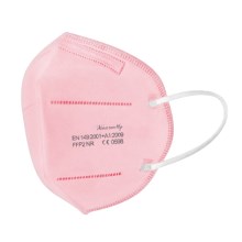 Roze Ademhalingsmasker FFP2 NR CE 0598 - 1stuk
