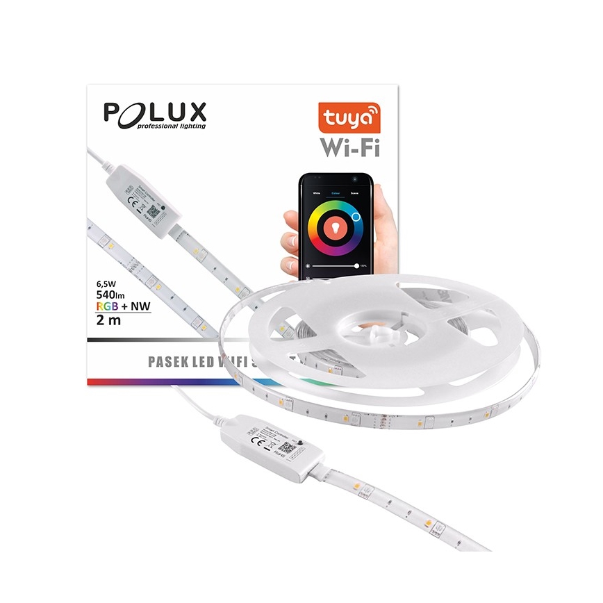 Ruban à intensité variable LED RGB d'extérieur Wi-fi LED/6,5W/IP65 2 m Tuya