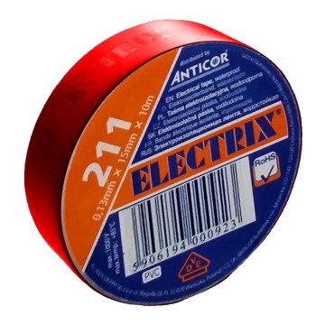 Ruban isolant ELECTRIX 15mm x 10m