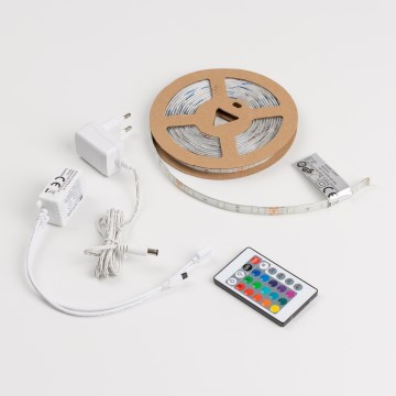 Ruban LED RGBW dimmable LED/9W/230V 5m Wi-Fi + télécommande