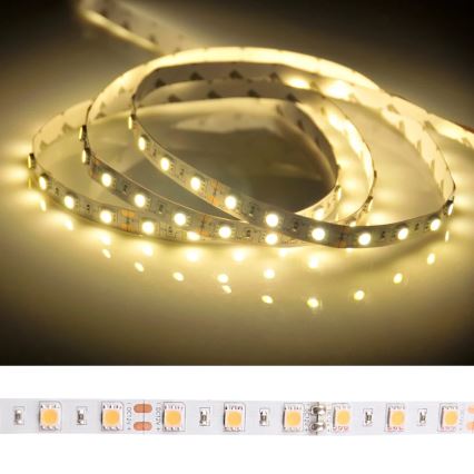 Ruban LED salle de bain 5m LED/45W/12V IP65 blanc