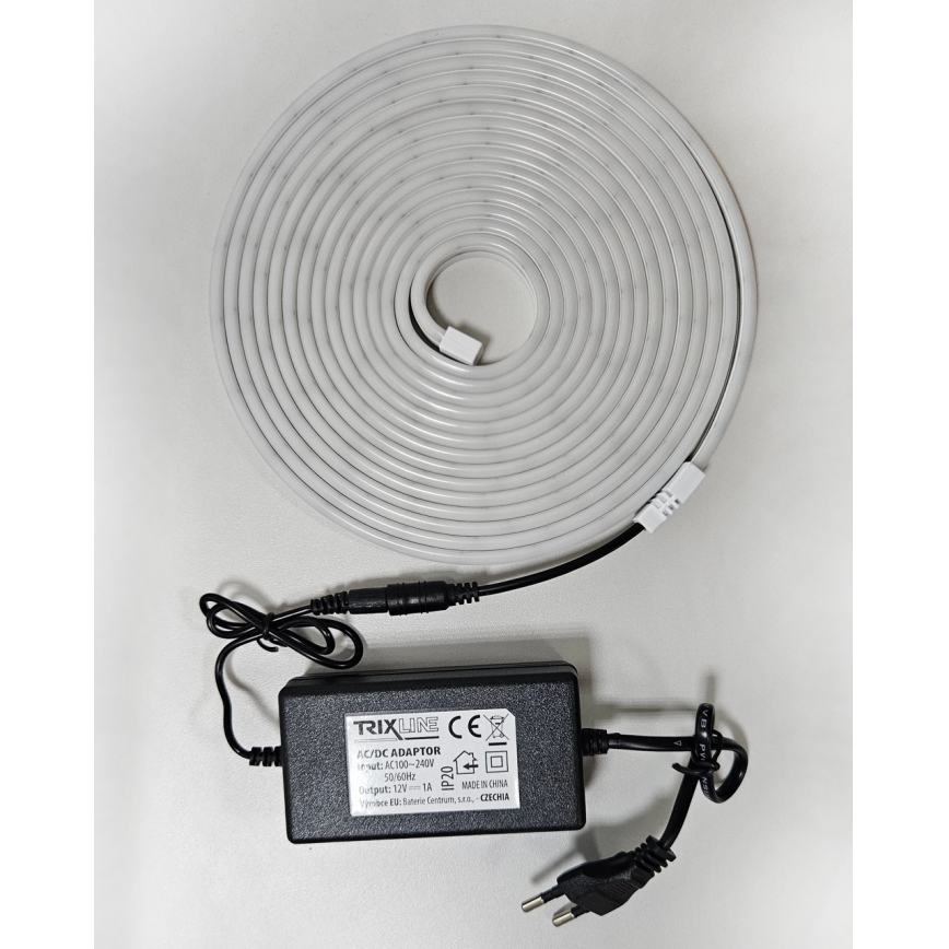 Ruban NEON LED/10W/230V 5 m IP65 blanc