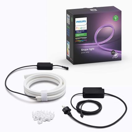 Ruban RGBW à intensité variable Philips Hue OUTDOOR STRIP LED/20,5W 2m IP67