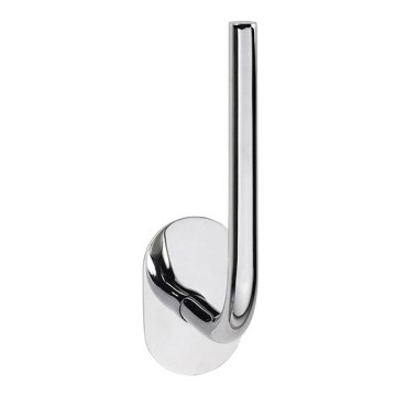 RVS papierhouder 4,5 x 18 cm, zilverkleurig