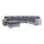 Salon universel pliable en forme de U, rembourré YORK blanc/gris