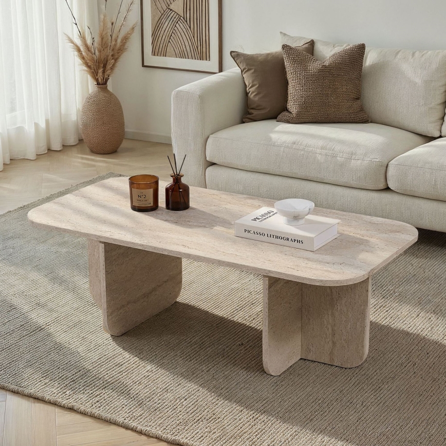 Salontafel AKIRA 120x60 cm beige