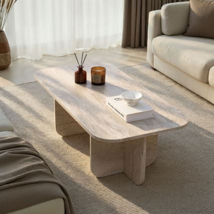 Salontafel AKIRA 120x60 cm beige