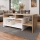 Salontafel ALVA 120x53 cm wit/eiken grande