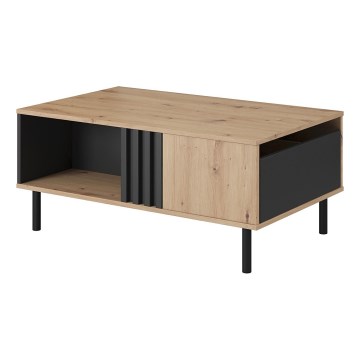Salontafel BADIA eiken/antraciet