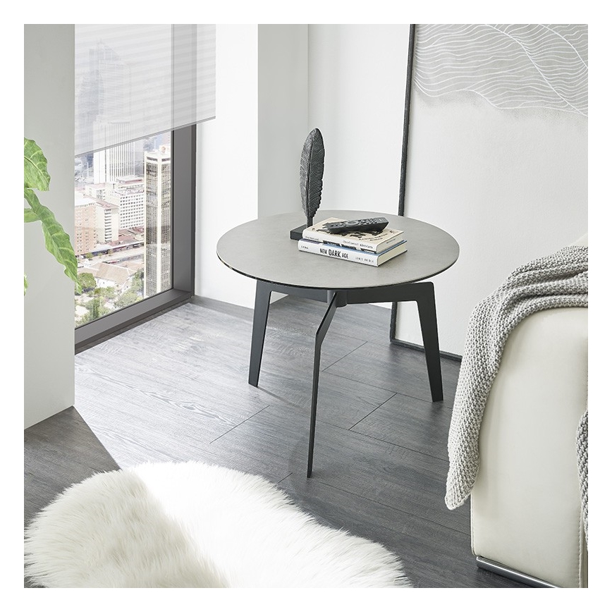 Salontafel BALANCE Ø 60 cm grijs/antraciet