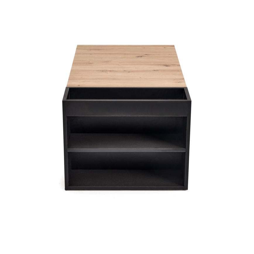 Salontafel BELA 100x42 cm eiken artisan/antraciet