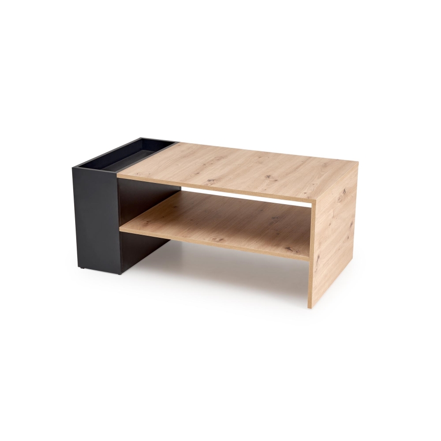 Salontafel BELA 100x42 cm eiken artisan/antraciet
