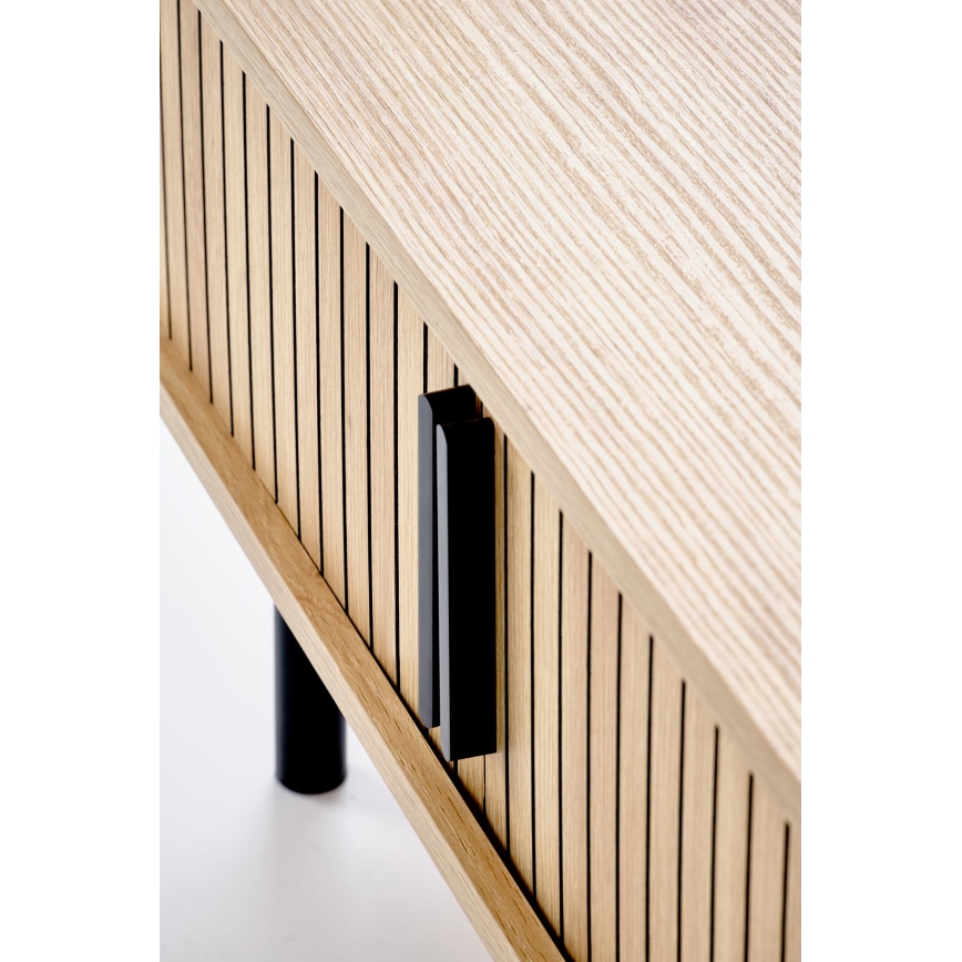 Salontafel CASA 90x50 cm bruin/zwart