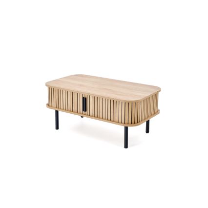 Salontafel CASA 90x50 cm bruin/zwart