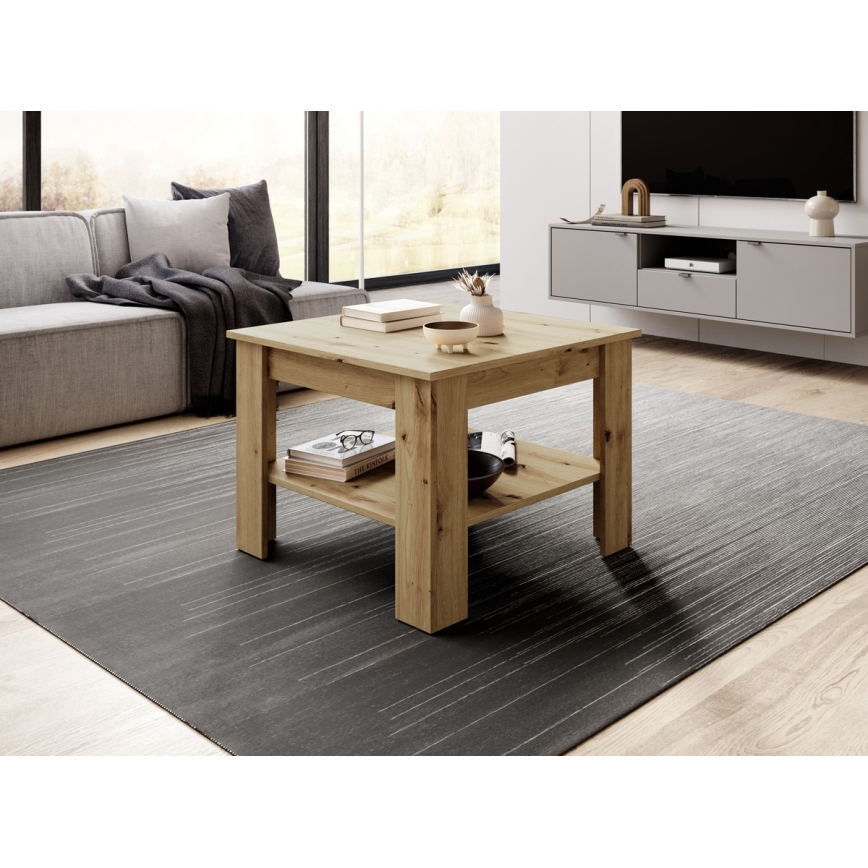 Salontafel COCO, artisan eikenhout