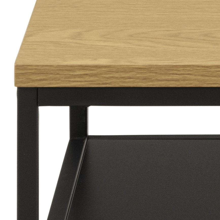 Salontafel CORA eiken/zwart