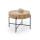 Salontafel DANTE Ø 67 cm bruin/zwart