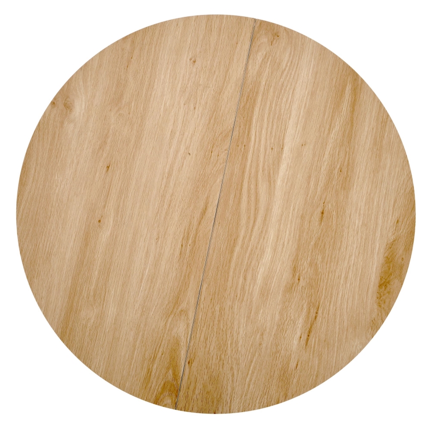 Salontafel DANTE Ø 67 cm bruin/zwart