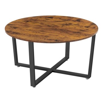 Salontafel ELDUR bruin/zwart