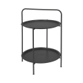 Salontafel HAGE 50 x 66 cm zwart