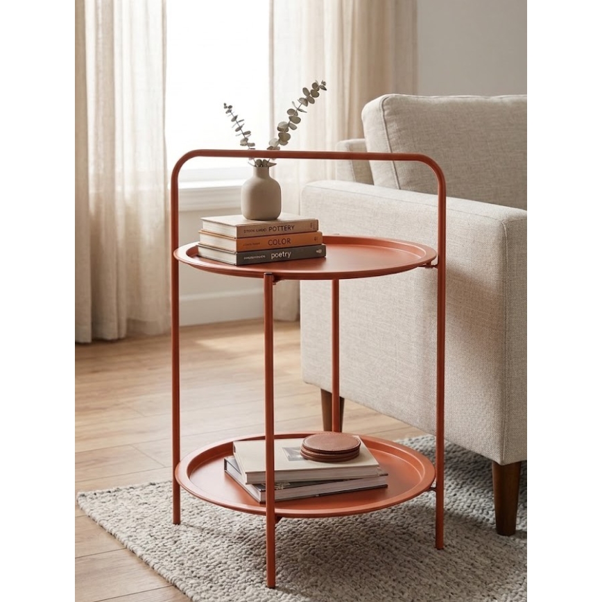 Salontafel HAGE 50x66 cm oranje