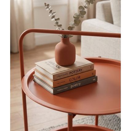 Salontafel HAGE 50x66 cm oranje
