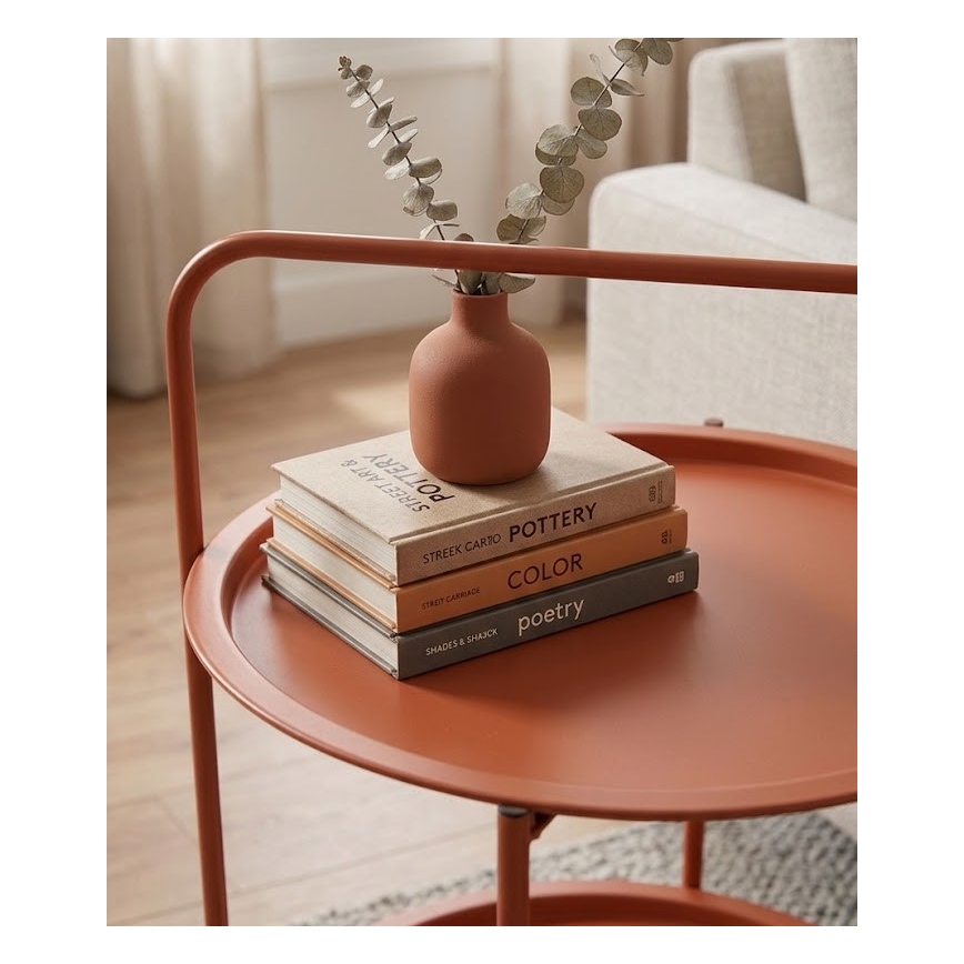 Salontafel HAGE 50x66 cm oranje