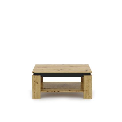 Salontafel LUNO artisan eik/zwart