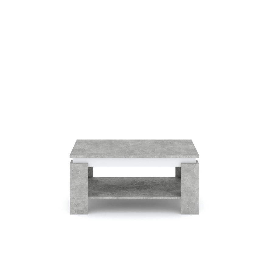 Salontafel LUNO grijs beton/antraciet