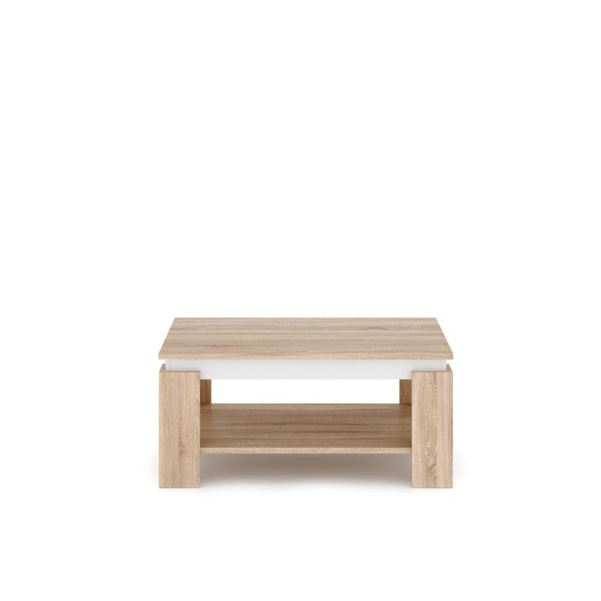 Salontafel LUNO sonoma-eik/wit