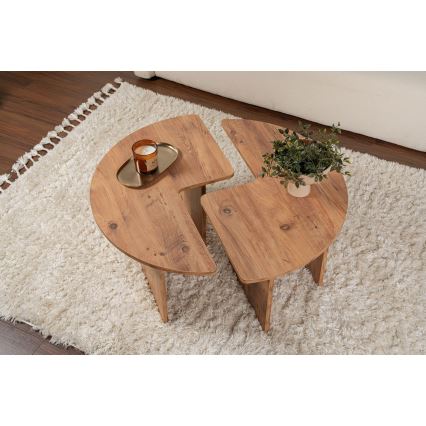 Salontafel LUVIA van dennenhout