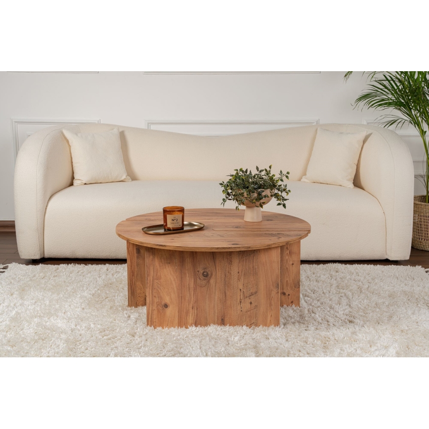 Salontafel LUVIA van dennenhout