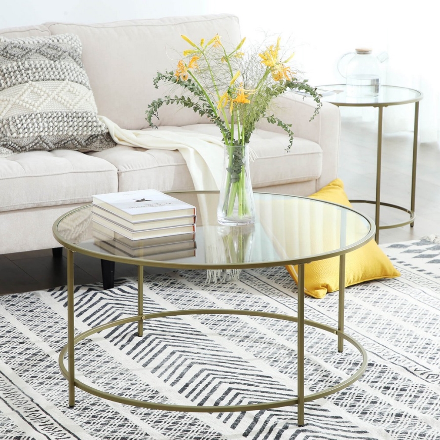 Salontafel LYRA goud