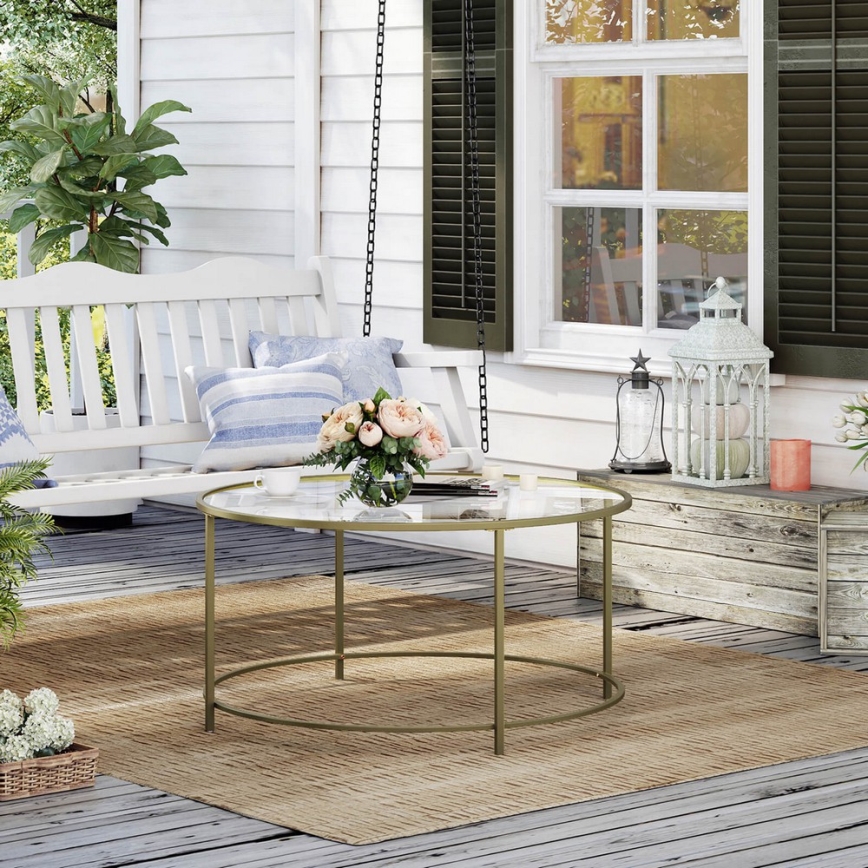 Salontafel LYRA goud
