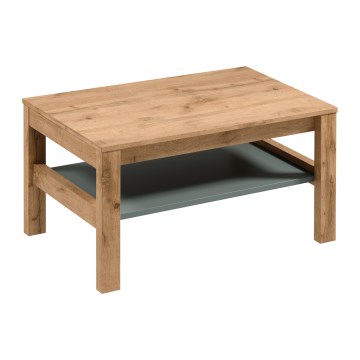 Salontafel MENTA 90x45 cm eiken Wotan/groen