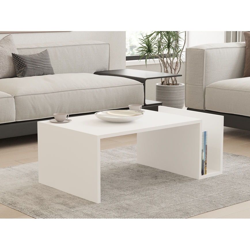 Salontafel MONEL wit