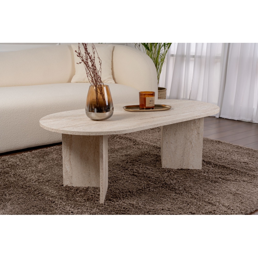 Salontafel NEL 119 x 60 cm beige