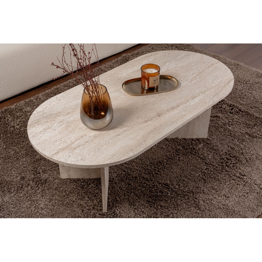 Salontafel NEL 119 x 60 cm beige